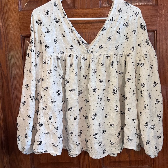 Ceo Femme Floral V Neck Pullover - Picture 4 of 6